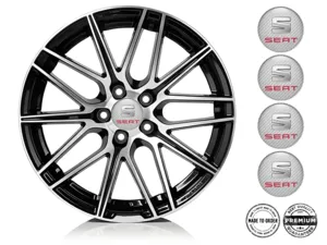 Seat Felgenaufkleber für Autos Luxusgewölbte Logos